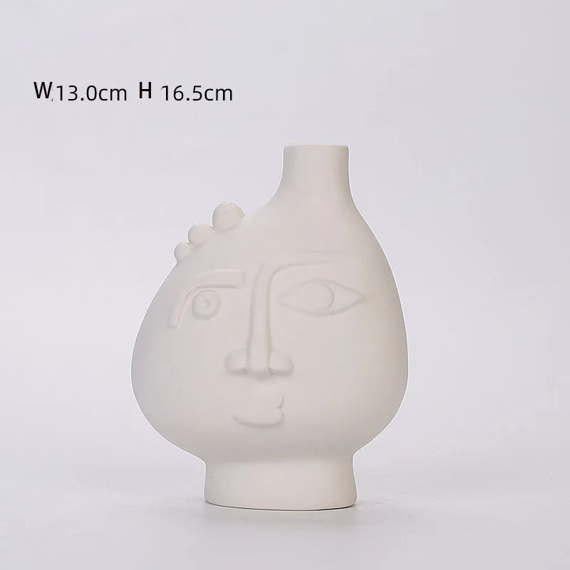 Minimalist Human Form Ceramic Bud Vase