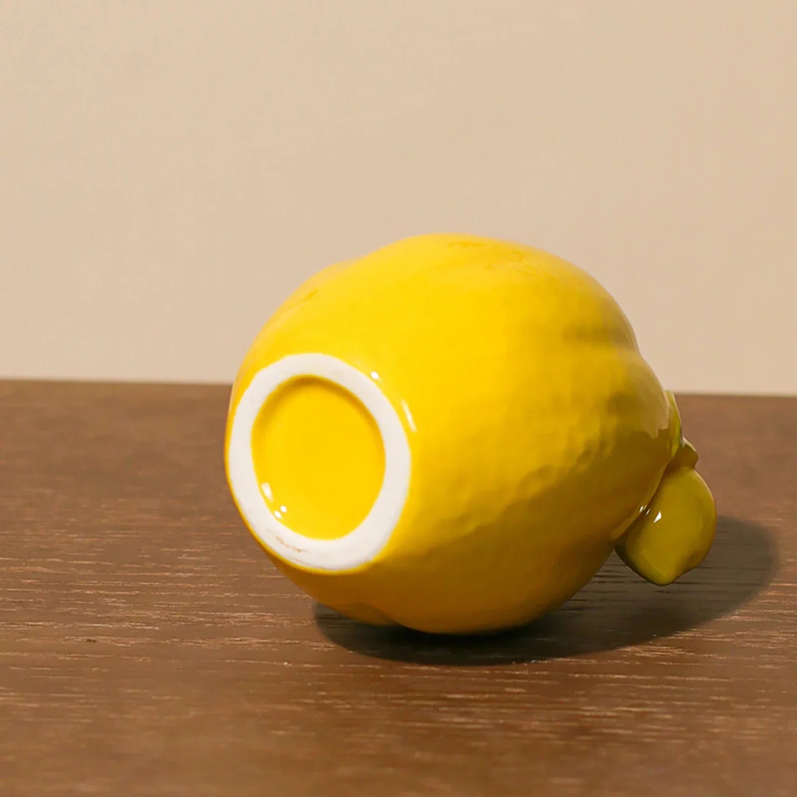 Lemon Ceramic Bud Vase