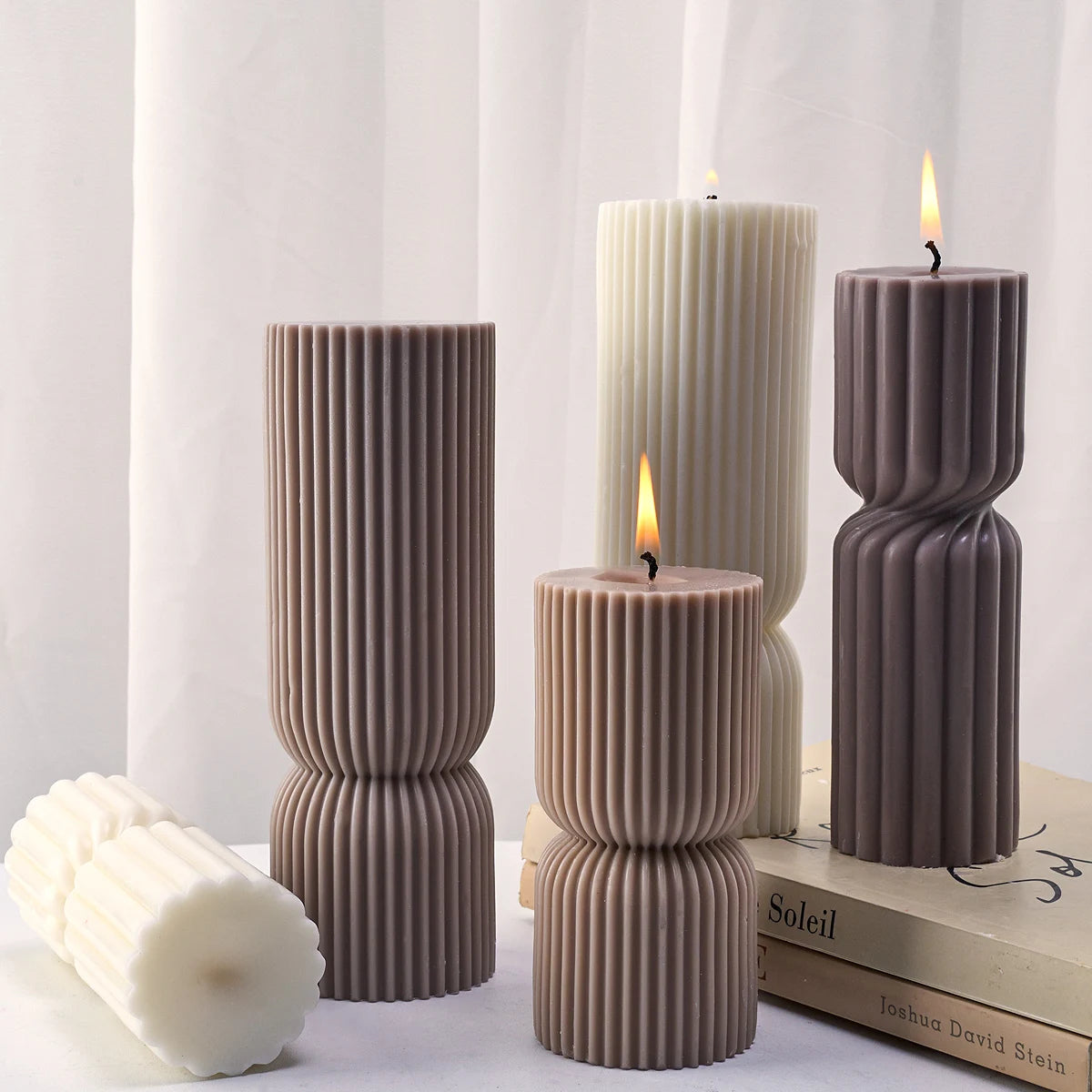 Cylindrical Candle Silicone Mold