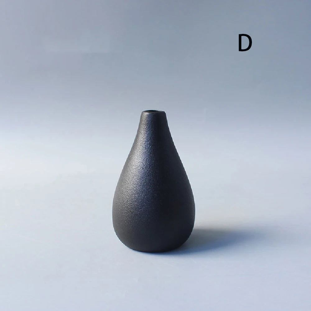 Japanese Minimalist Ceramic Bud Vase