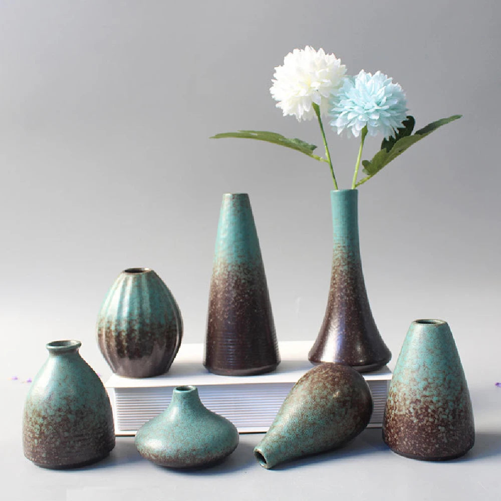 Japanese Minimalist Ceramic Bud Vase