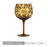 Vintage Leopard Crystal Goblet