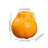 Ceramic Fruit Bud Vase