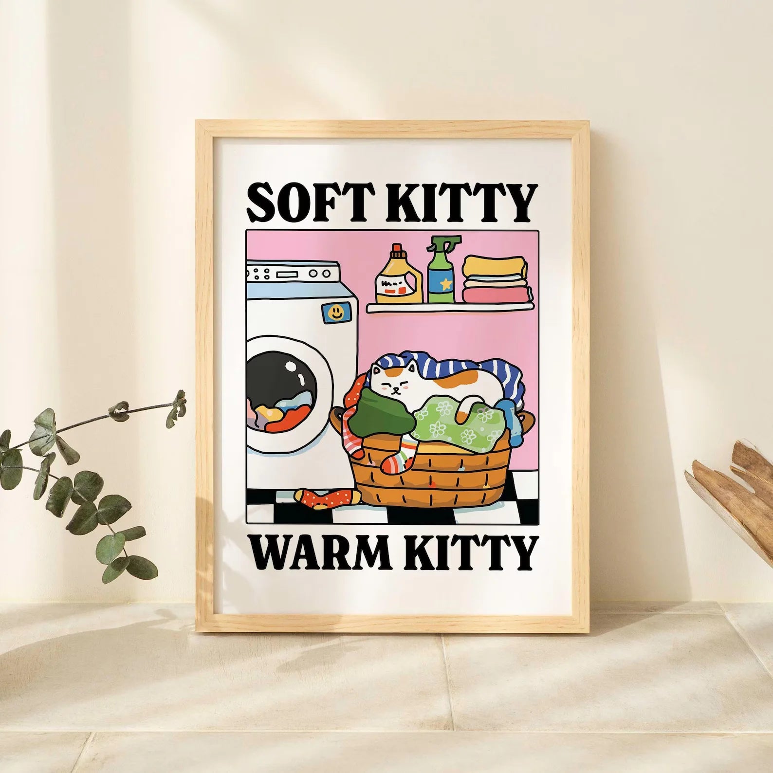 Espresso Cat Coffee Art Print
