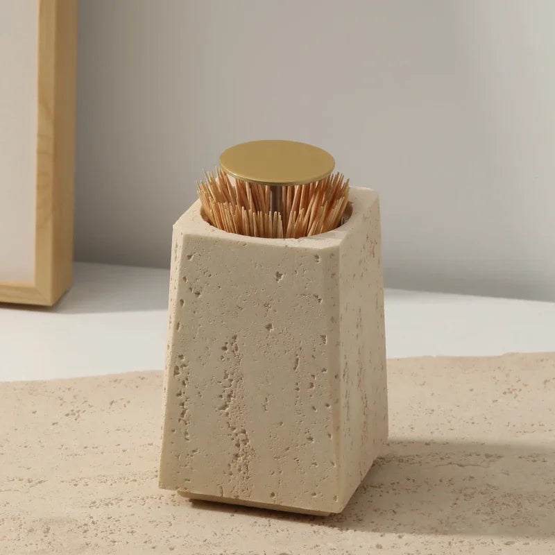 Wabi-Sabi Pop-Up Toothpick Holder