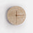 Travertine Clock Wall Sconce