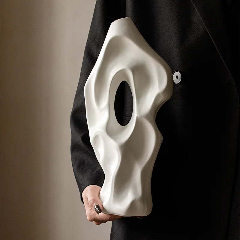 Irregular Minimalist Ceramic Vase