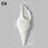 Ceramic Seashell Wall Vase