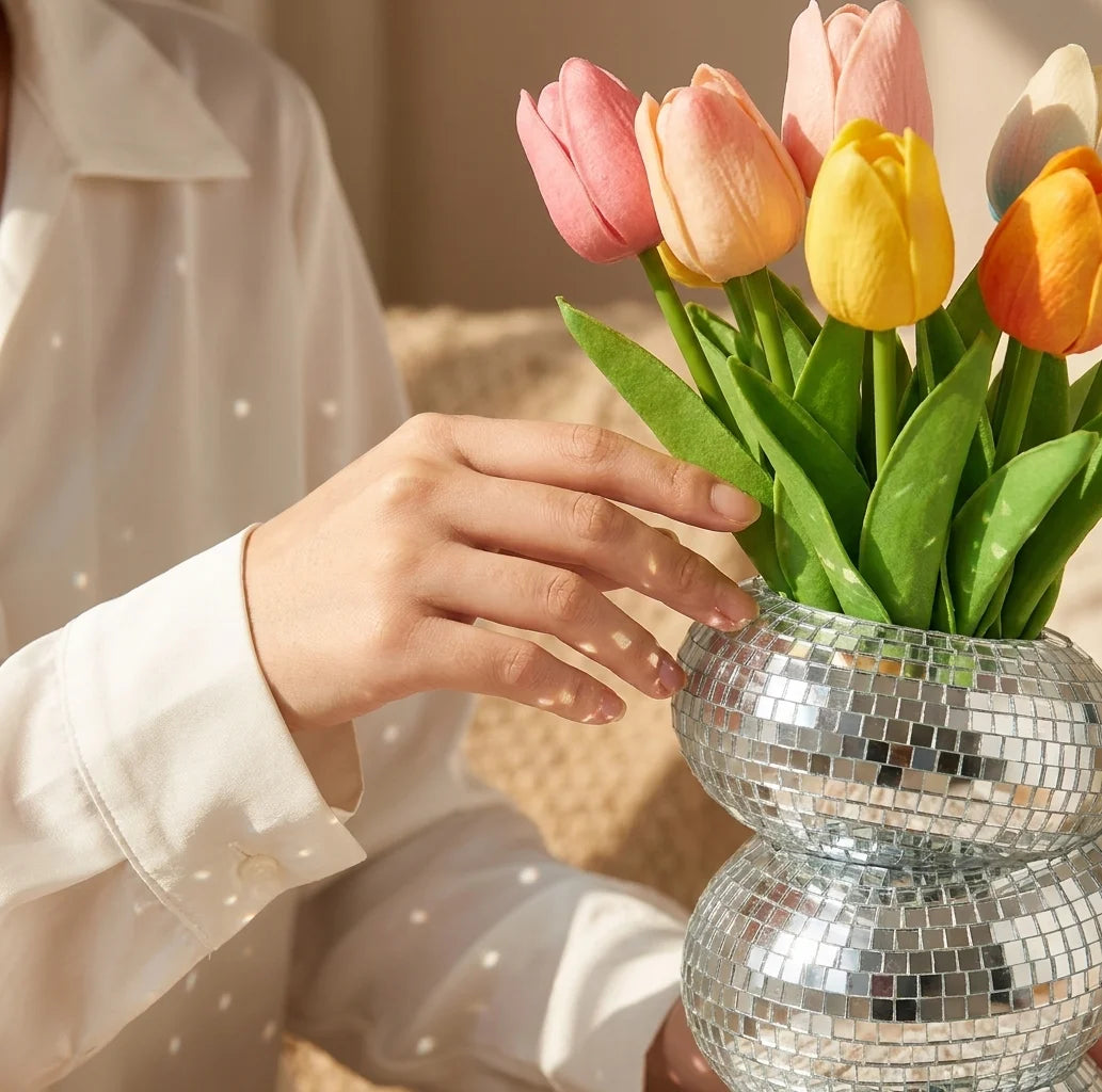 Disco Spiral Planter Vase