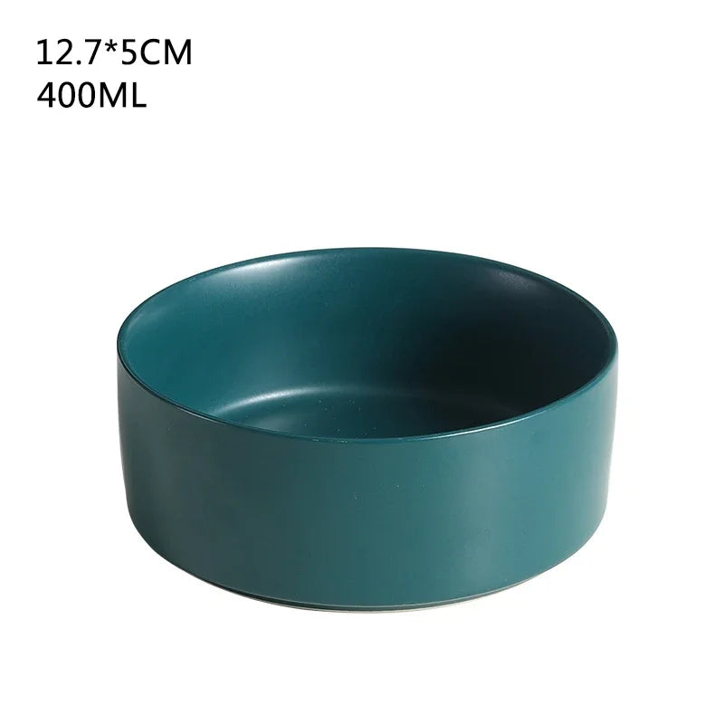 Ceramic Double Cat Bowl Set
