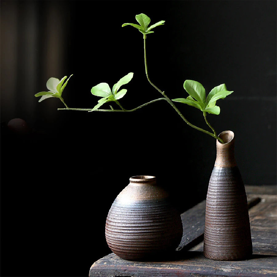 Mini Rustic Pottery Bud Vase