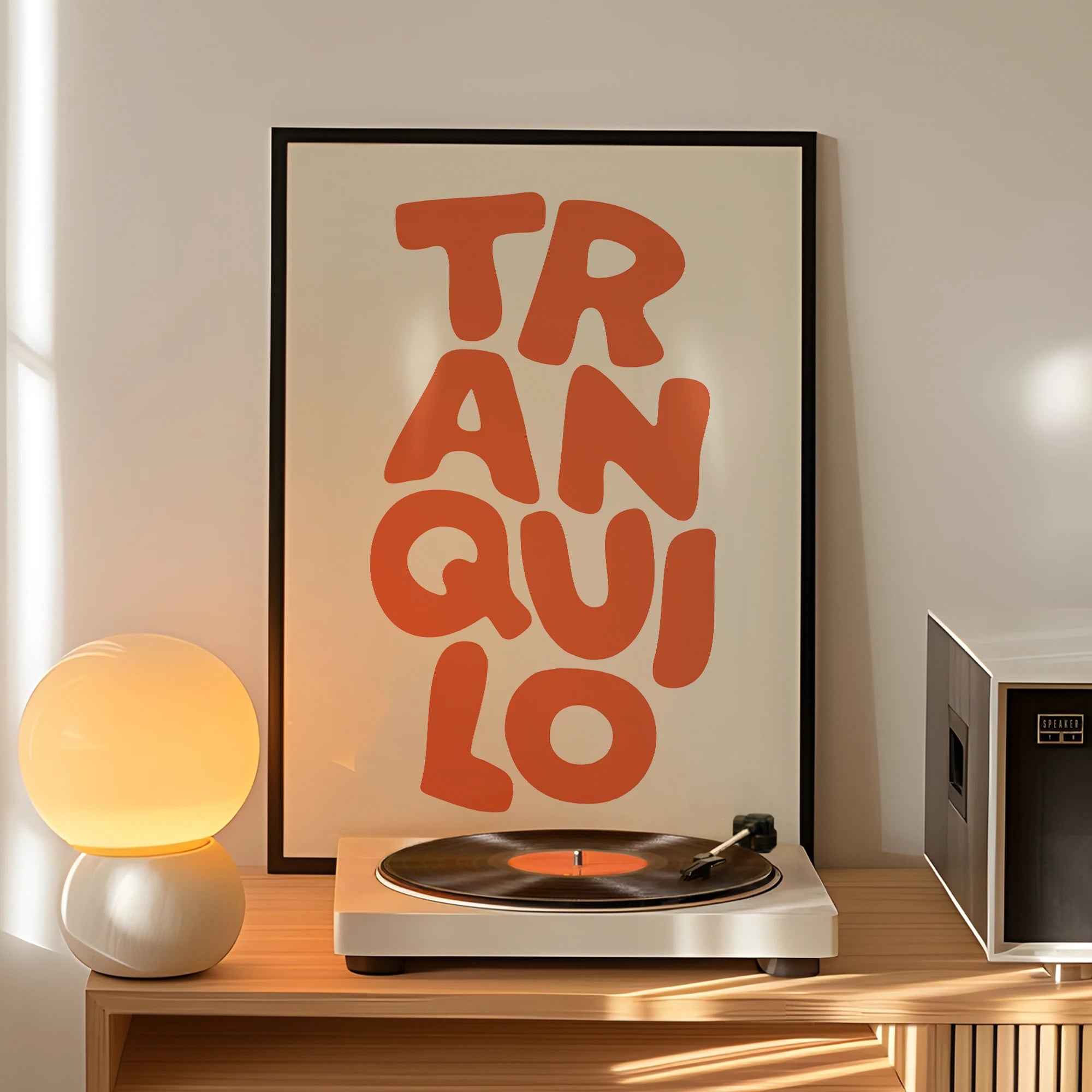 Retro Boho Typography Art Print