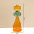 Double-Layer Colored Glass Vase