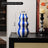 Hand-Painted Striped Ceramic Vase