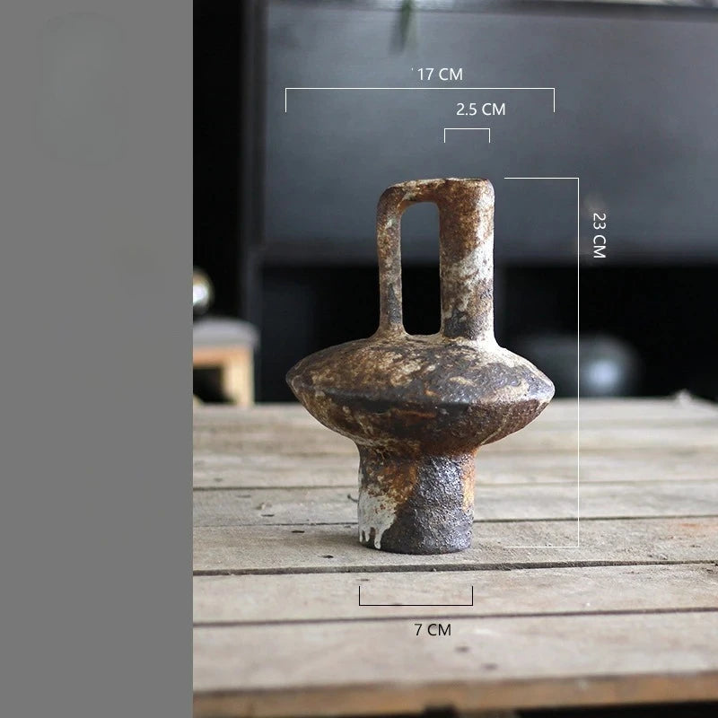 Rustic Handmade Clay Vase