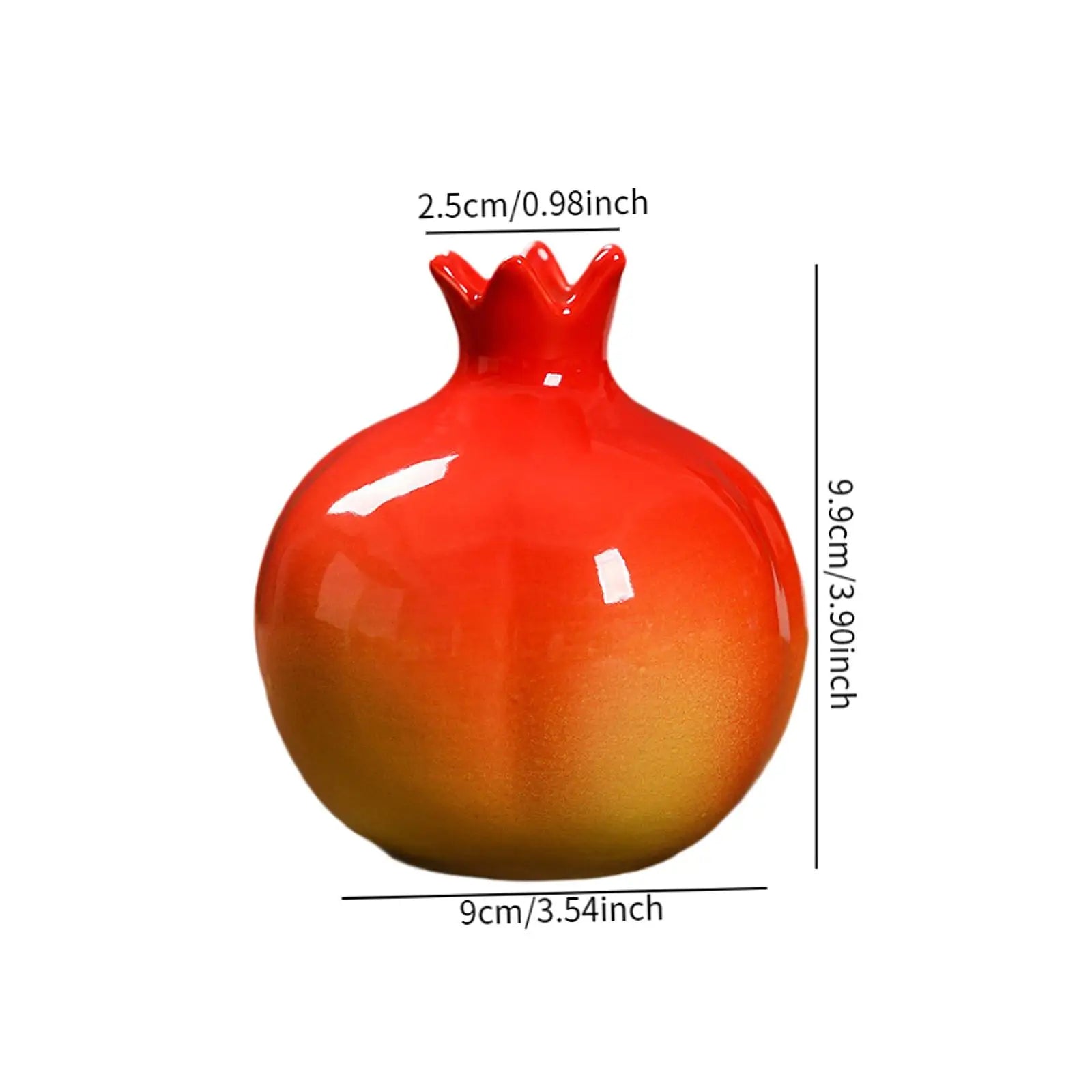 Ceramic Fruit Bud Vase