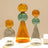 Double-Layer Colored Glass Vase