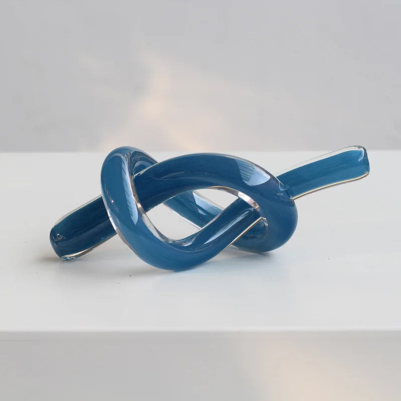 Glass Knot Sculpture