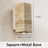 Yellow Travertine LED Wall Sconce