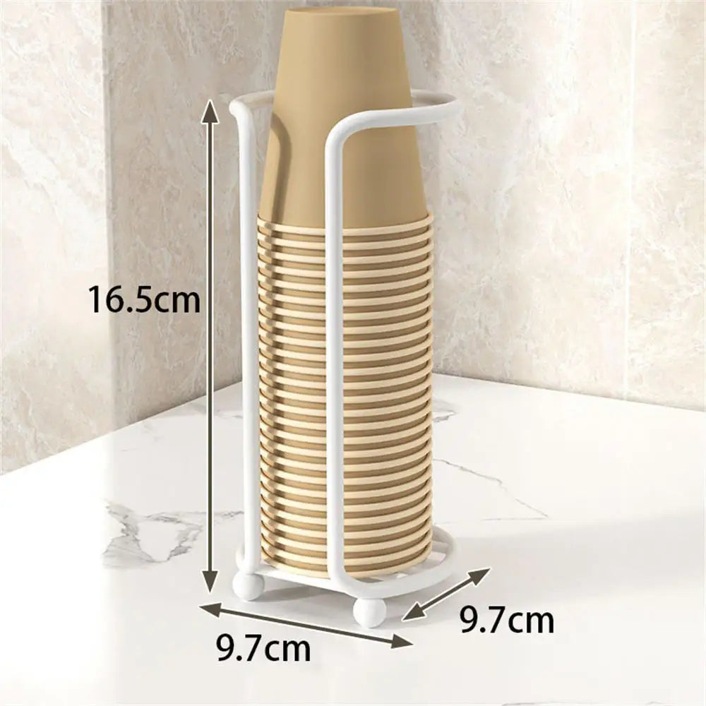 Wooden Cup Display Rack