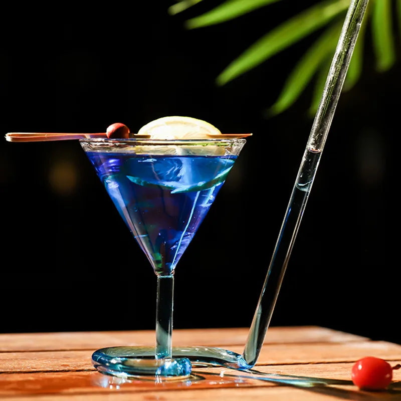 Spiral Glass Cocktail Cup