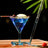 Spiral Glass Cocktail Cup