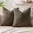 Chenille Knitted Throw Pillow Cover Set