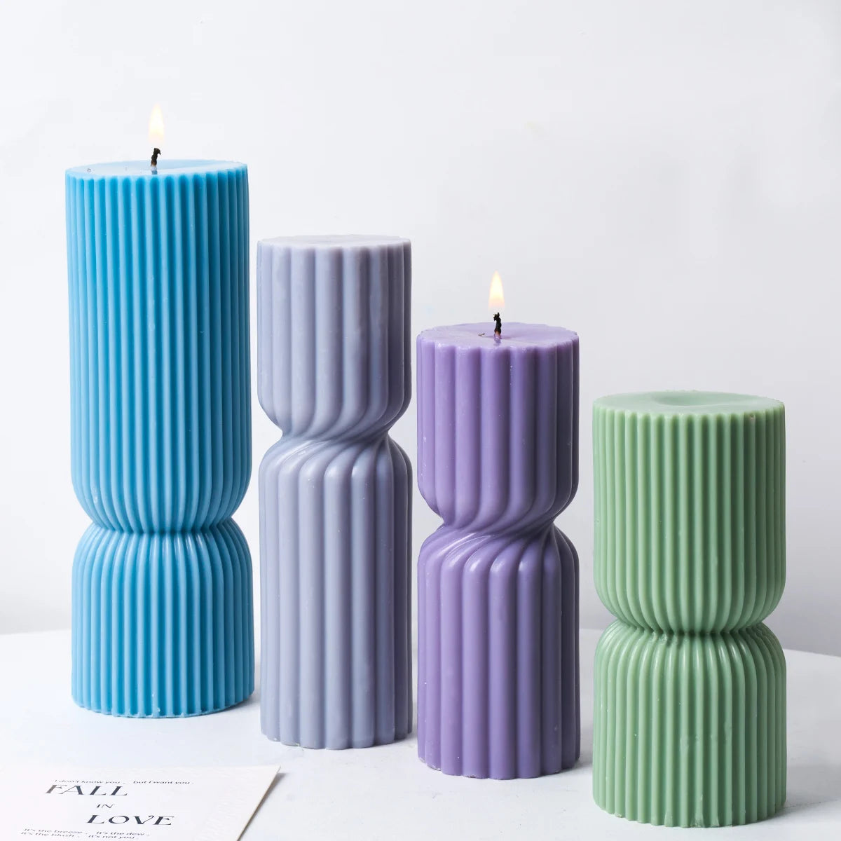 Cylindrical Candle Silicone Mold