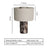 Marble Base Fabric Shade Table Lamp