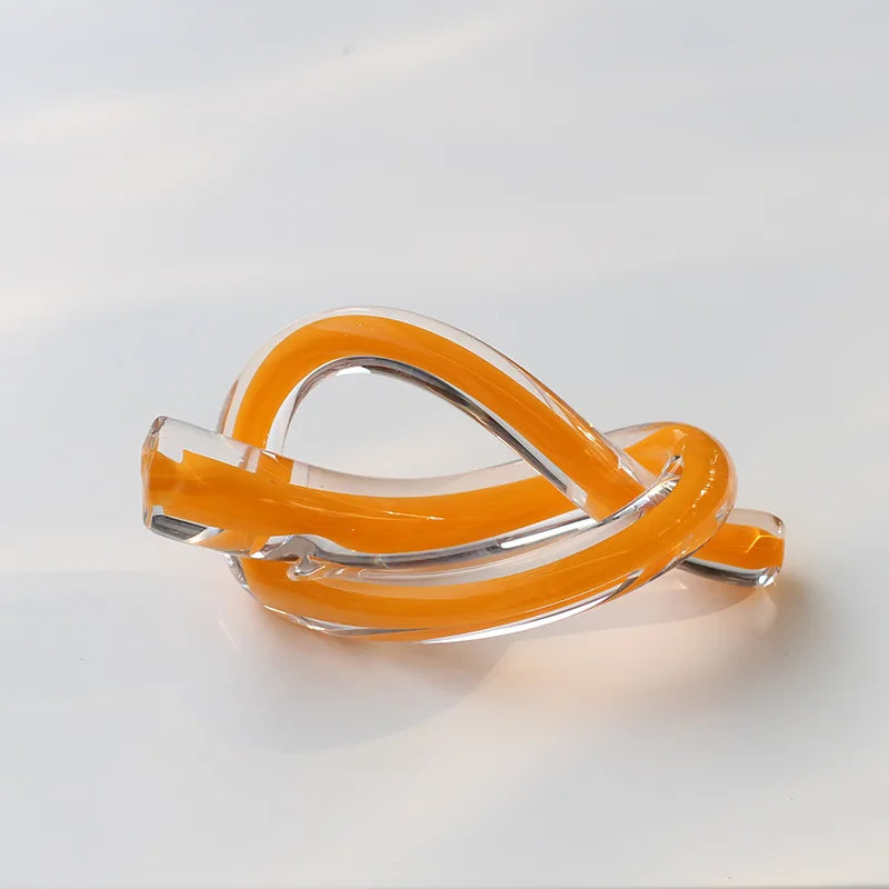 Glass Knot Sculpture
