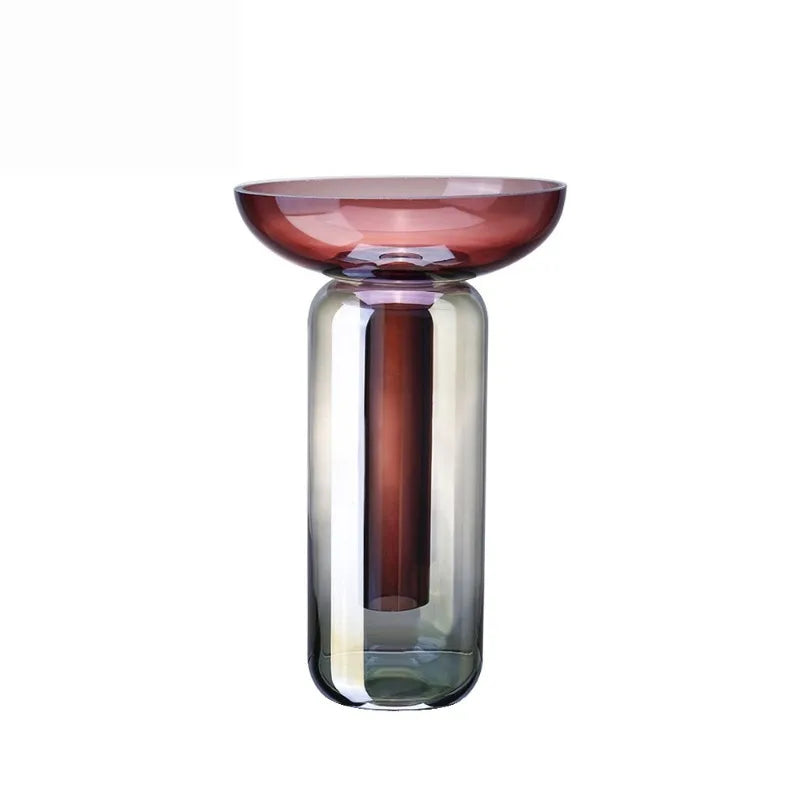 Gradient Glass Stacking Vase