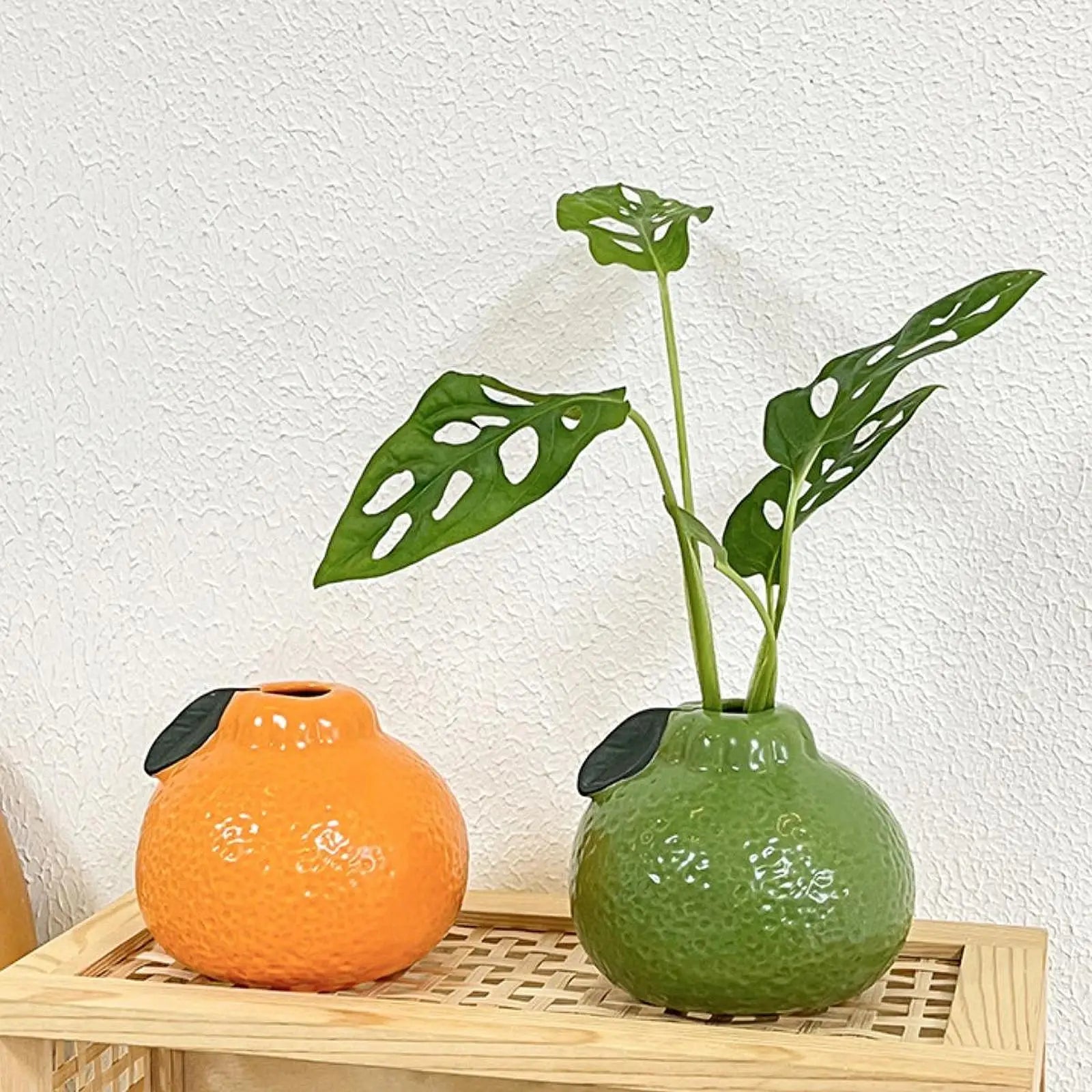 Fruit-Shaped Ceramic Bud Vase