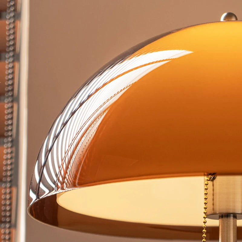 Vintage Acrylic Shade Floor Lamp