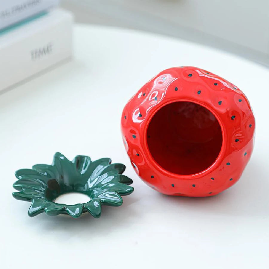 Strawberry Ceramic Vase