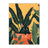 Black Cat in Plant Pot Art Print