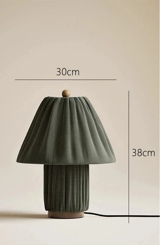 Wabi-Sabi Retro Fabric Table Lamp