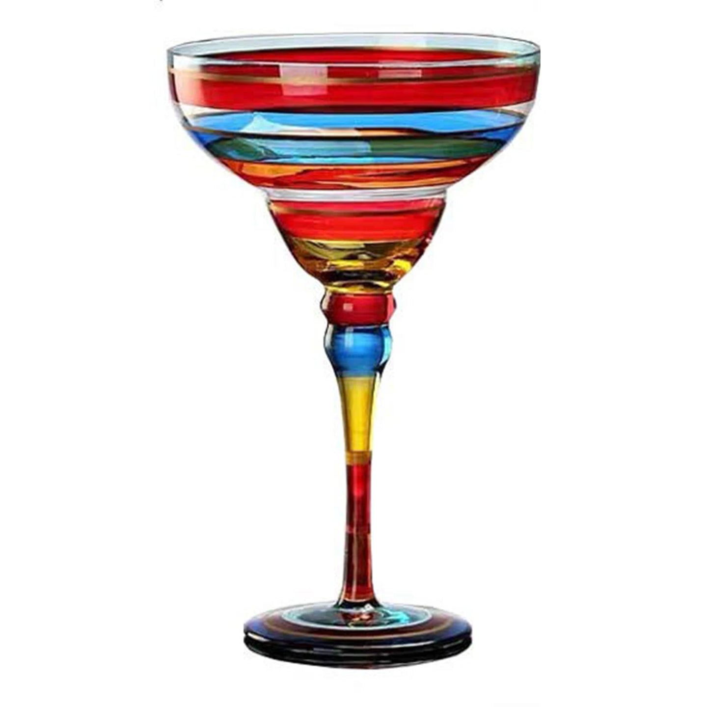 Hand-Painted Margarita Glass