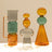 Double-Layer Colored Glass Vase