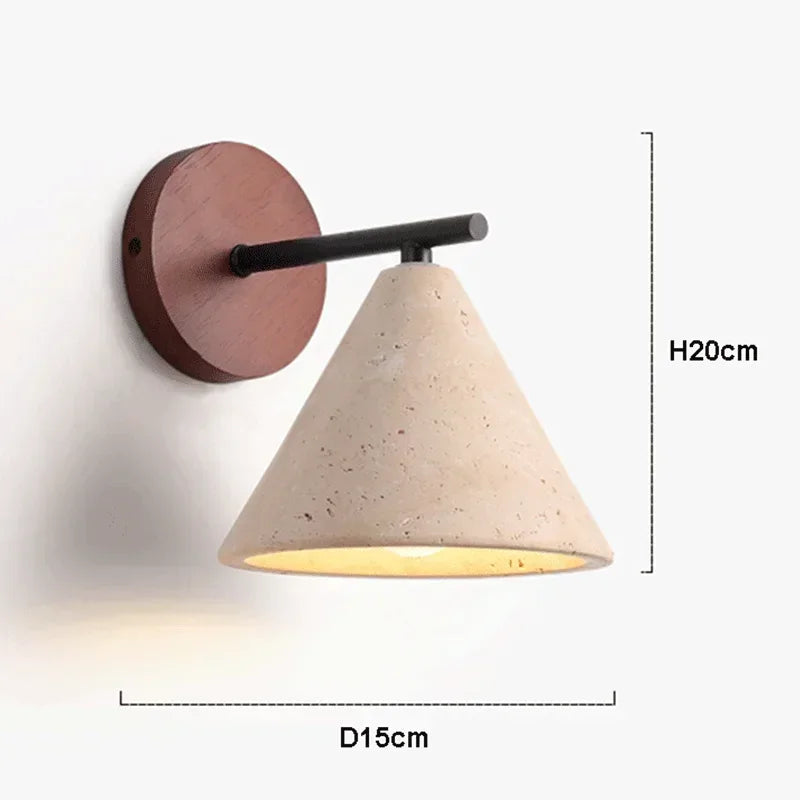 Classical Natural Stone Wall Sconce
