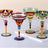 Handmade Colorful Cocktail Glass