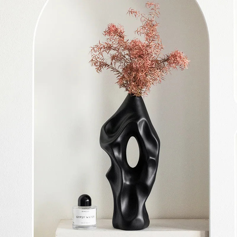 Irregular Minimalist Ceramic Vase