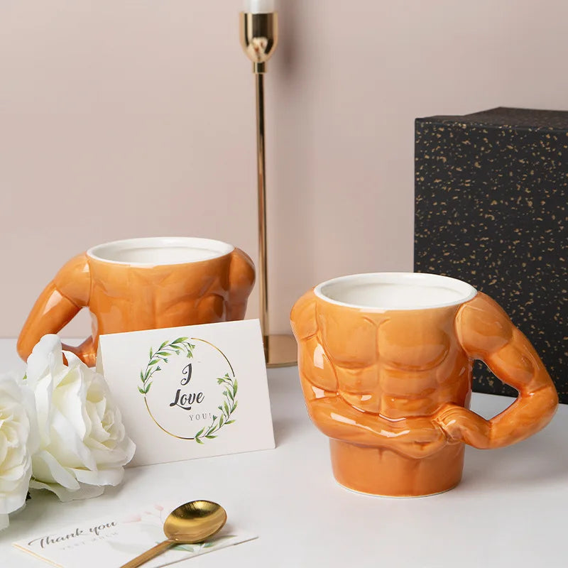 Muscle Man Ceramic Mug