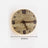 Travertine Clock Wall Sconce