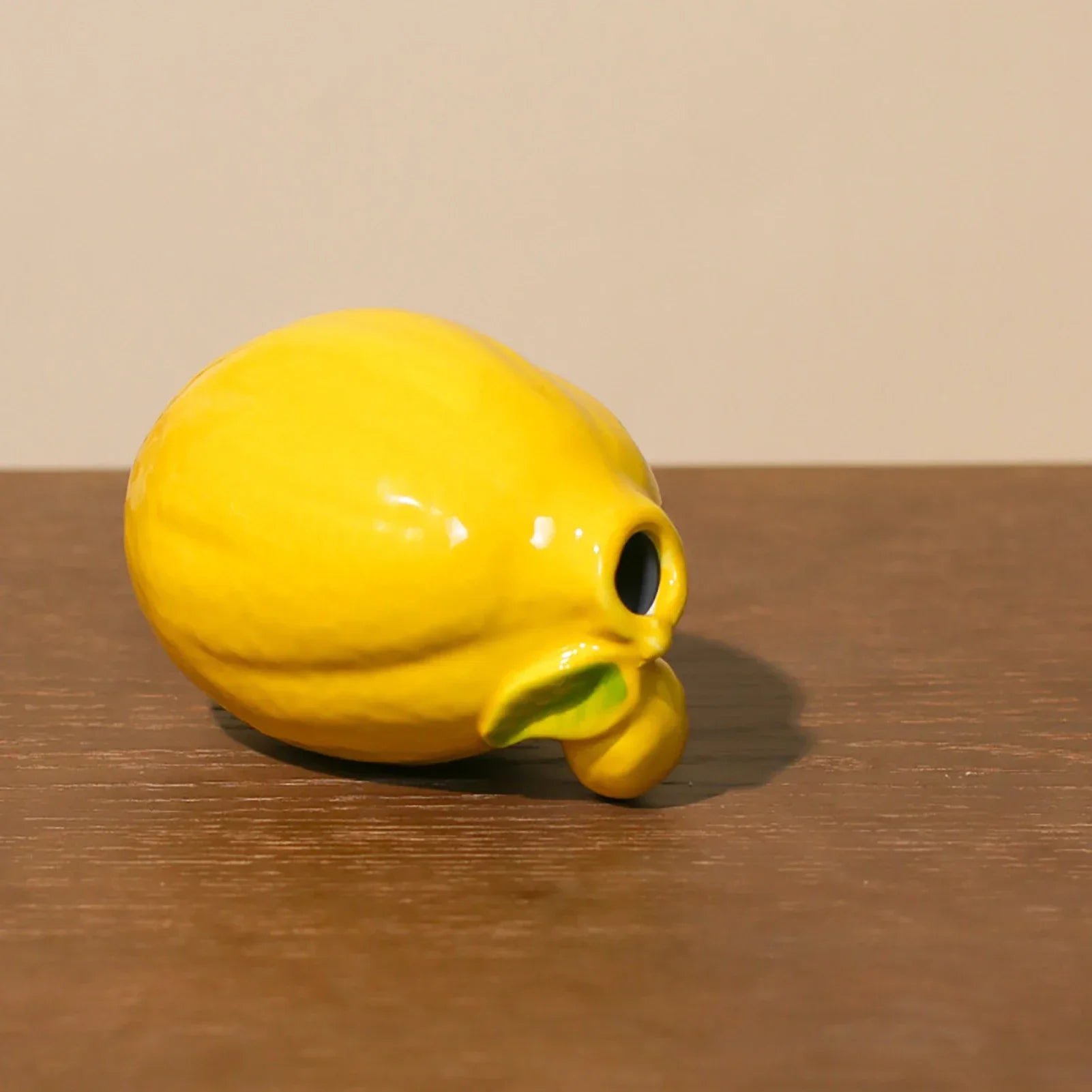 Lemon Ceramic Bud Vase