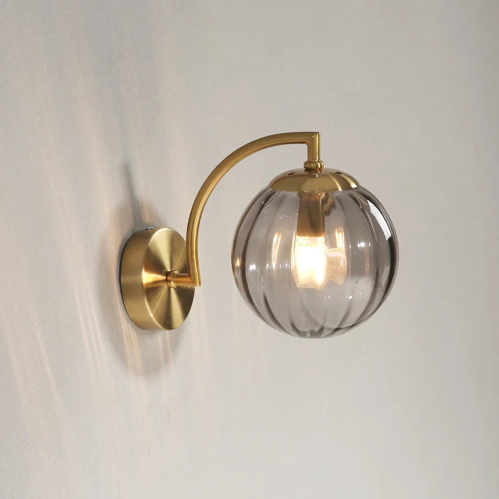 Colorful Glass LED Wall Sconce