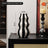 Hand-Painted Striped Ceramic Vase
