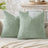 Chenille Knitted Throw Pillow Cover Set