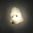 Sculptural Marble Copper Wall Sconce