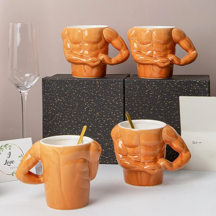 Muscle Man Ceramic Mug