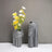 Abstract Striped Resin Vase
